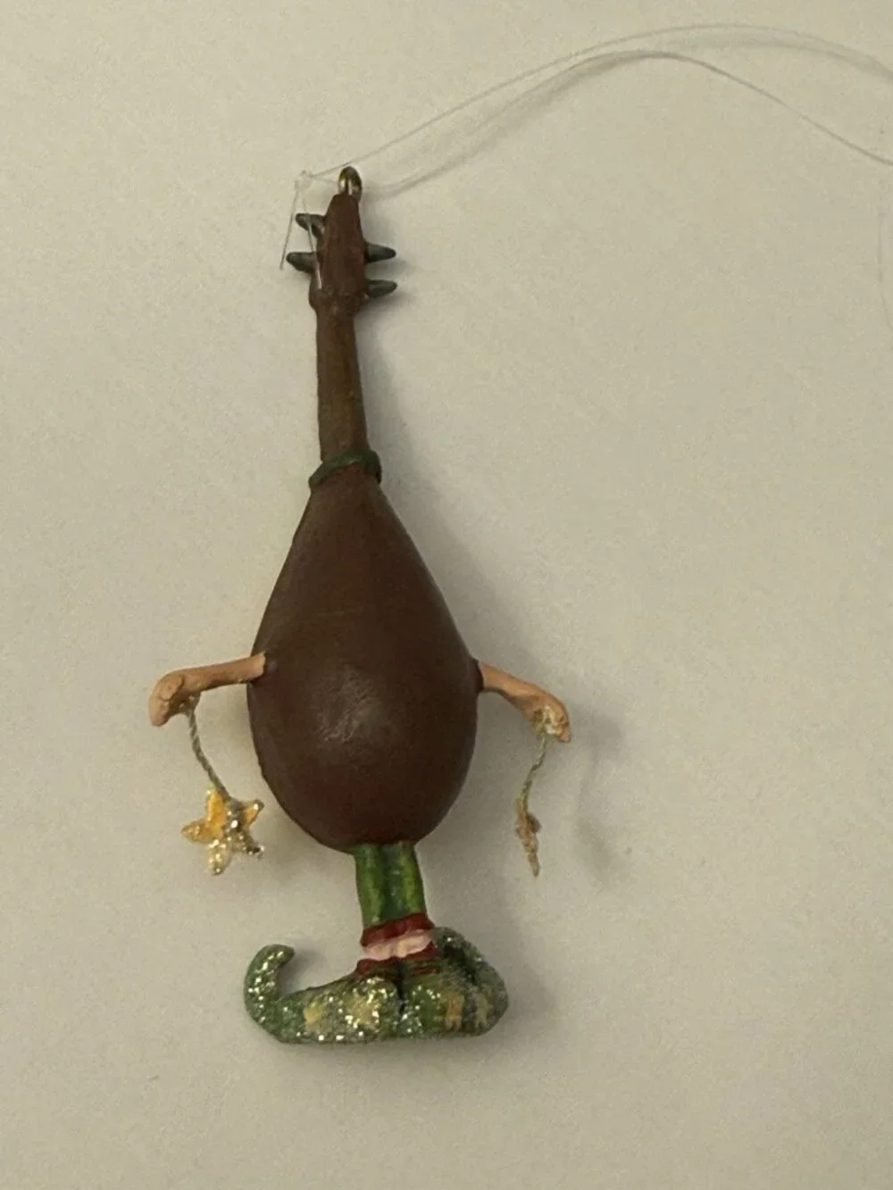 Dept 56 Patience Brewster Christmas Krinkles Lute Boy Instrument Ornament MM36